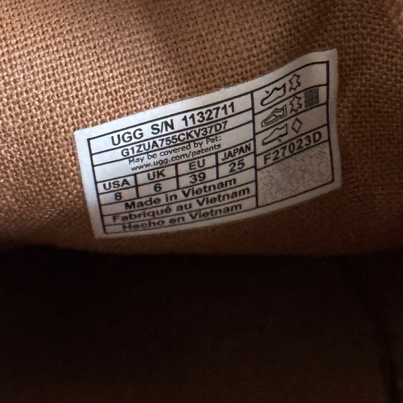 UGG Cas Leather Slip On Size 8 - Picture 4 of 8